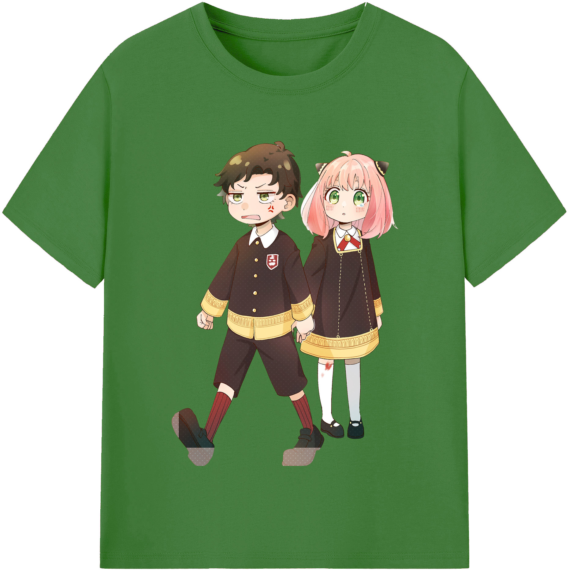 （画像用） SPY×FAMILY间谍家家酒 レディースカジュアルプリントTシャツ（綿100％）